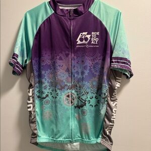 NWOT Primal Men’s Cycling Jersey for Alzheimer’s Association